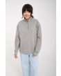 Mujer con Sudadera polar de cremallera parcial Volcom Mocker Nucker Gris frontal