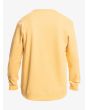 Sudadera ecológica Quiksilver The Original Amarilla para hombre posterior