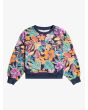 Sudadera Roxy Get That Boom Boom Girl Azul Marino Floral para niña 8-16 años