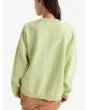 Mujer con sudadera oversize Roxy Lineup Butterfly Verde posterior