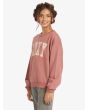 Niña con Sudadera Oversize Roxy Moral Of The Story Cedar Wood lateral