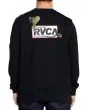 Hombre con sudadera sin capucha Rvca Snake Eyes negra