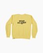 Sudadera corte boyfriend Salty Crew Stay Glassy amarilla para mujer 