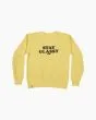 Sudadera corte boyfriend Salty Crew Stay Glassy amarilla para mujer 