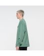 Hombre con Sudadera Santa Cruz Classic Label Verde Unisex lateral