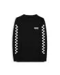 Sudadera de cuello redondo Vans Exposition Check Negra  para niño 8-14 años