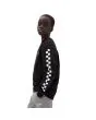 Niño con Sudadera de cuello redondo Vans Exposition Check Negra lateral