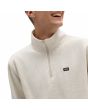 Hombre con Sudadera con cremallera parcial Vans Versa Standard Gris Q-Zip 