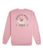 Sudadera Vissla Offshore Pleasure Crew Rosa para hombre