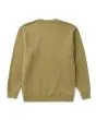 Sudadera Vissla Solid Sets Eco Crew Bronze para hombre posterior