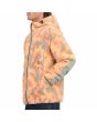 Hombre con chaqueta de borreguillo con capucha Volcom Iguchi Zip Tigerlily lateral