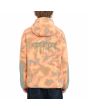 Hombre con chaqueta de borreguillo con capucha Volcom Iguchi Zip Tigerlily posterior