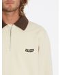 Hombre con Sudadera Volcom Nevermine Whitecap Grey logo