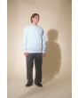 Foto estudio de Hombre con Sudadera Volcom Single Stone Carolina Blue frontal
