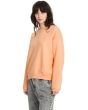 Mujer con Sudadera Volcom Stone Heart Up Pale Peach lateral