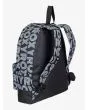 Mochila pequeña Roxy Sugar Baby Printed 16L negra posterior