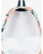 Mochila pequeña Roxy Sugar Baby Printed 16L blanca floral abierta