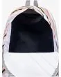 Mochila pequeña Roxy Sugar Baby Printed 16L rosa a rayas abierta