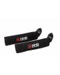 Sujeta aletas de neopreno NMD Fin Strap para bodyboard en color negro posterior