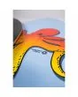 Detalle gráfico pulpo Tabla de skimboard azul Summer Vibes 37 pulgadas 
