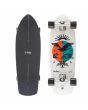 Surfskate Completo Arbor Surf Rocket 30.5in x 9.5in con eje CX Blanco