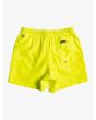 Bañador Quiksilver Everyday 13" amarillo para niño posterior