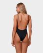 Mujer con Bañador Billabong Legacy One Piece Negro espalda