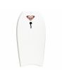 Tabla de bodyboard Roxy Isha BG blanco y rojo floral frontal