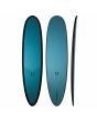 Tabla de surf híbrida tipo longboard Bell AllRound Hybrid 9'1 Azul 72,8 Litros Single Fin