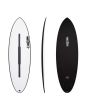 Tabla de Surf Funboard JS Industries Bull Run HYFI 3.0 6'0 con round tail 35L sistema FCS II 5-fin