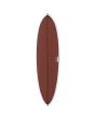 Tabla de Surf Mid-Length JS Industries Big Baron 6'6 Color Rust 42,1 Litros Twin Fin deck