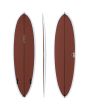 Tabla de Surf Mid-Length JS Industries Big Baron 6'6 Color Rust 42,1 Litros Twin Fin 