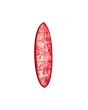 Tabla de surf Pukas Axel Lorentz Lady Twin 6'2" Roja 32,24 Litros Round Pin Futures 