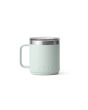 Taza YETI Rambler Ceramic Stackable Mug 10oz Ridgeline posterior con grabado