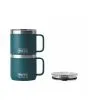 Taza Térmica Yeti Rambler 14oz Stackable Mug Agave Teal apilable frontal