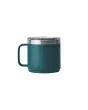 Taza Térmica Yeti Rambler 14oz Stackable Mug Agave Teal posterior