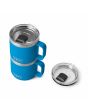 Taza Térmica Yeti Rambler 14oz Stackable Mug Big Wave Blue Azul apilable