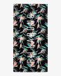Toalla de playa Billabong Lie Down negro floral 