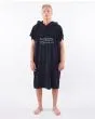 Hombre con toalla de playa con capucha Rip Curl Mix Up negra