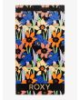 Toalla de playa Roxy Cold Water Printed negro floral 