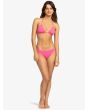Mujer con Top de Bikini Triangular Roxy Beach Classics Rosa conjunto