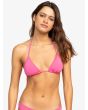 Mujer con Top de Bikini Triangular Roxy Beach Classics Rosa