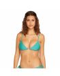 Sujetador de Bikini Triangular Volcom Simply Seamless Turquesa