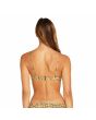 Mujer con Top de Bikini Volcom Yess Leopard Scoop Animal Print posterior