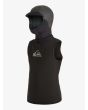 Chaleco de neopreno con capucha Quiksilver Syncro 2mm negro para niño 