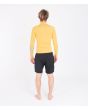 Hombre con Top de Neopreno reversible Hurley Advantage Plus 1/1 mm amarillo posterior
