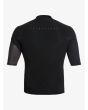 Top de neopreno con manga corta Quiksilver Syncro New Wave 1mm negro para hombre posterior