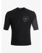 Top de neopreno con manga corta Quiksilver Syncro New Wave 1mm negro para hombre