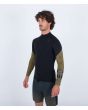 Hombre con chaqueta de neopreno Hurley Air Toledo 1mm Panther izquierda