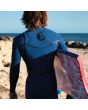 Hombre con Traje de bodyboard con cremallera en el pecho Pride Nymph 4/3mm Steamer Navy Blue 